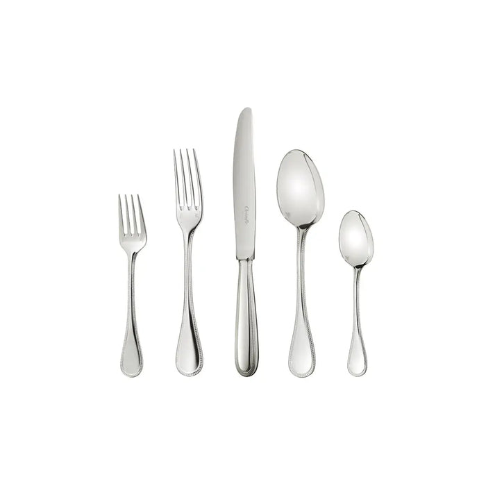 30-Piece Sterling Silver Set "Pearls" - Christofle Christofle
