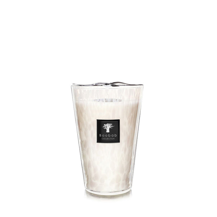 Scented Candle "White Pearls" - Baobab
