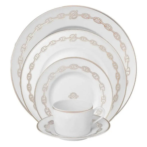 Bread & Butter Plate "Chaine d'Ancre Platinum" - Hermes Hermes