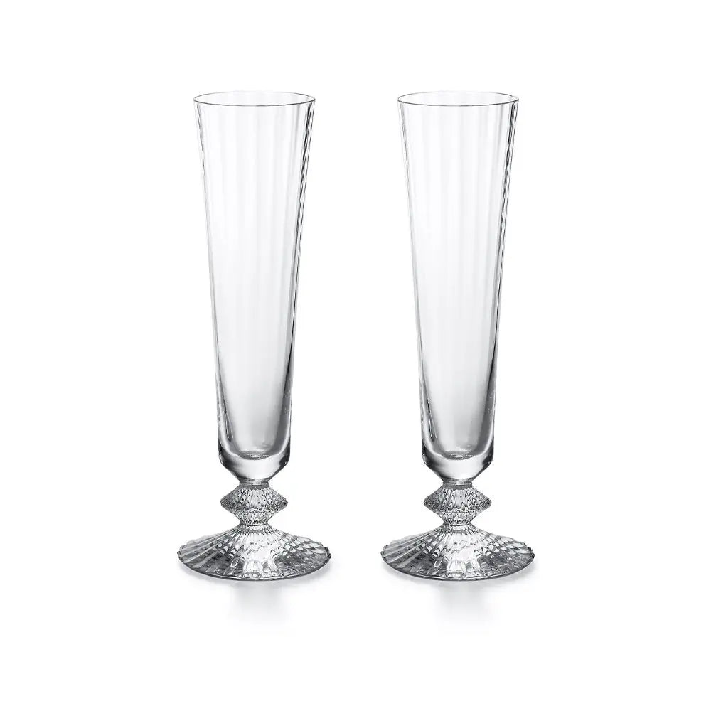 Champagne Flute Glass (Set x2) "Mille Nuits" - Baccarat Baccarat