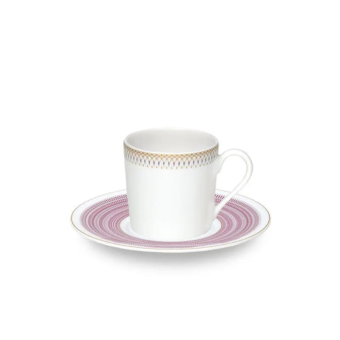 Coffee Cup & Saucer "Magnolia" - Haviland Haviland