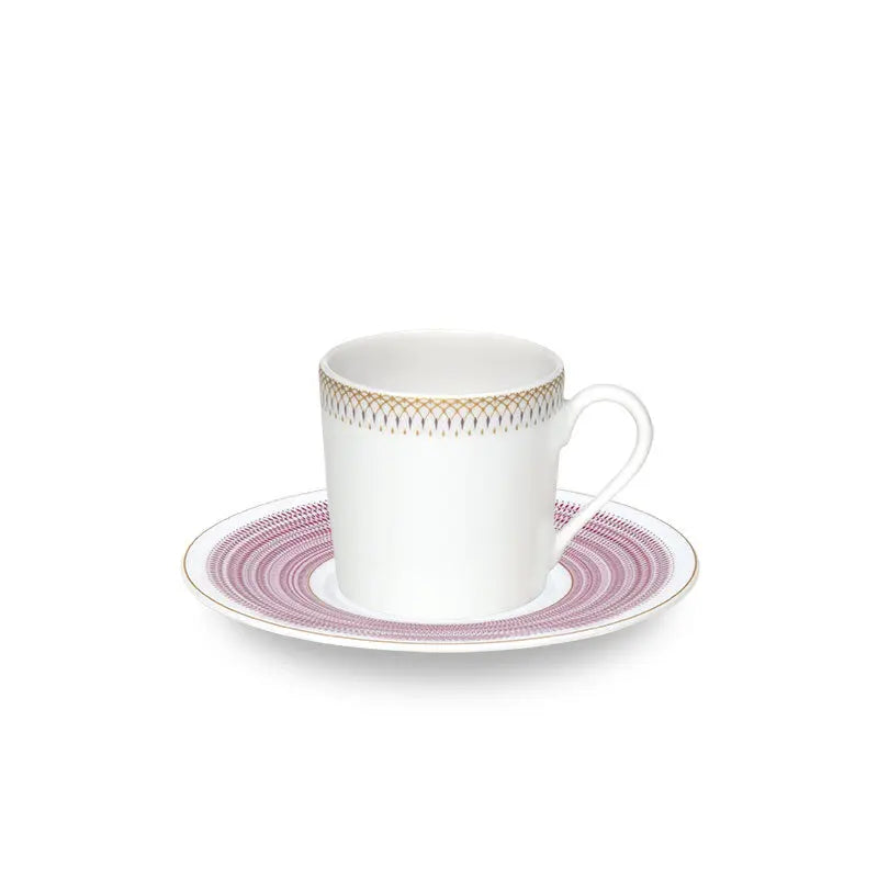 Coffee Cup & Saucer "Magnolia" - Haviland Haviland