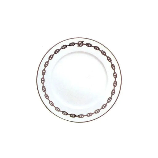 Dessert Plate "Chaine d'Ancre Platinum" - Hermes Hermes