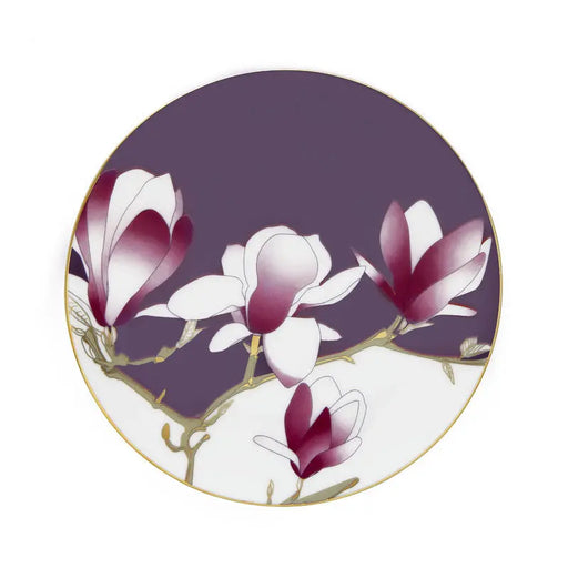 Dessert Plate Flowers "Magnolia" - Haviland Haviland