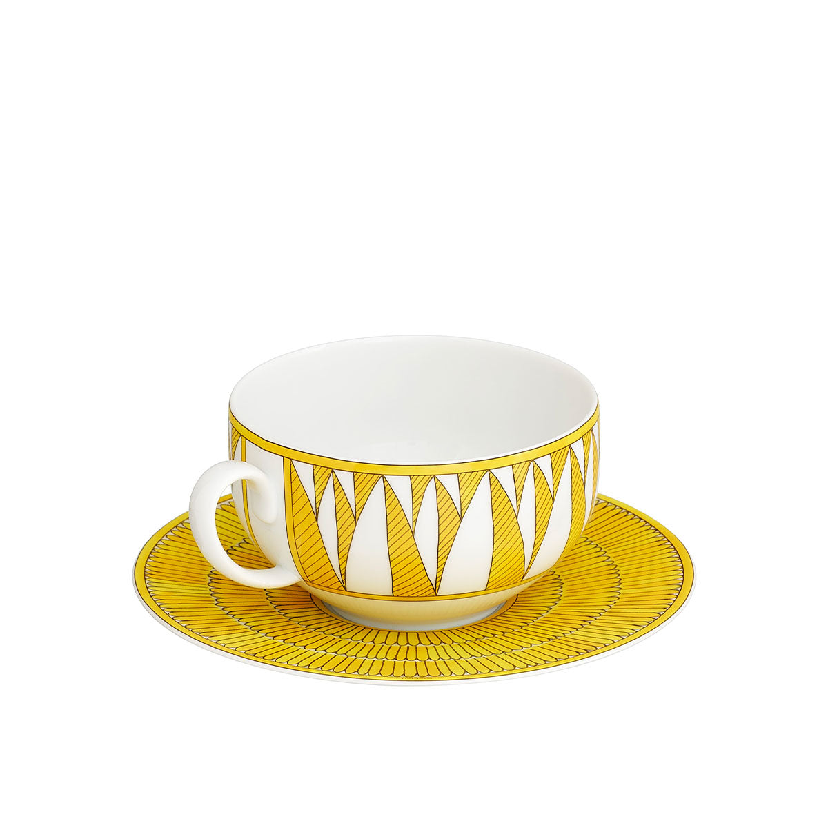 Soleil D'Hermes Tea Cup and Saucer