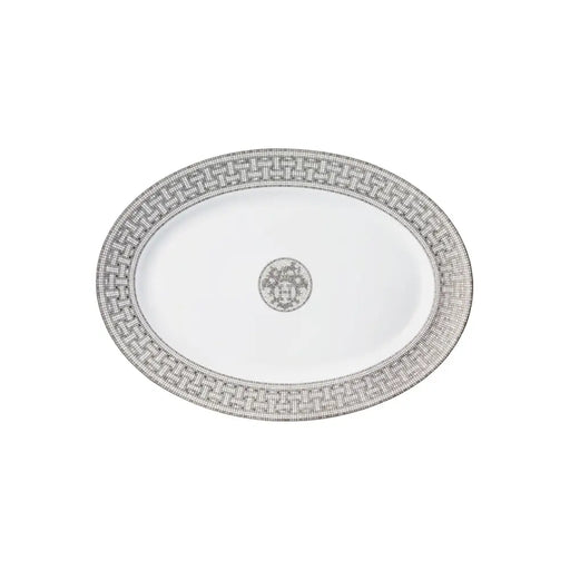 Oval Platter "Mosaique au 24 Platinum" - Hermes Hermes