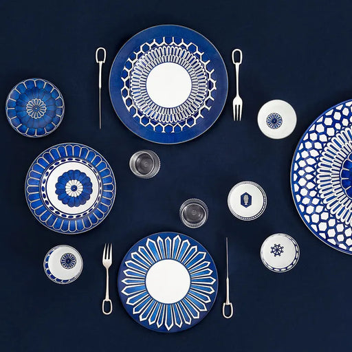 Platter Oval "Bleus d'Ailleurs" - Hermes Hermes