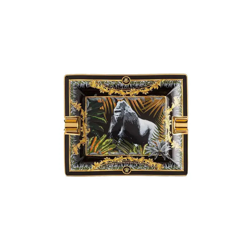 Rectangular Ashtray Gorilla "Le Regne Animal" - Versace Versace