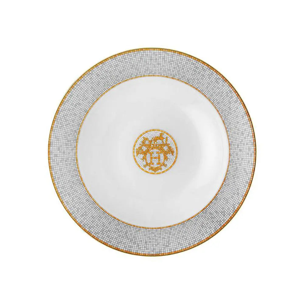 Round deep platter "Mosaique au 24 Gold" - Hermes Hermes