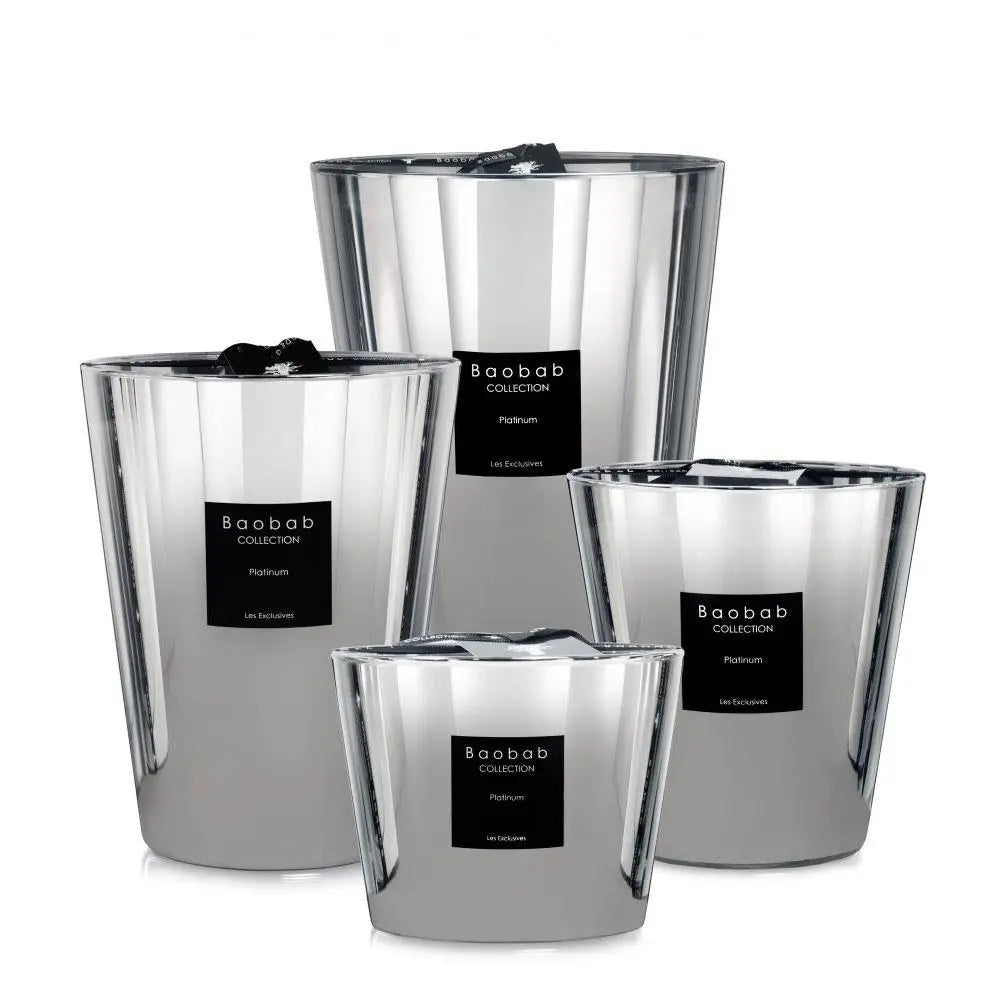 Scented Candle "Les Exclusives Platinum" - Baobab Baobab
