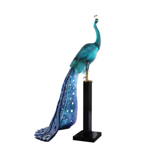 Sculpture "Peacock" Lim. Edition - Daum Daum
