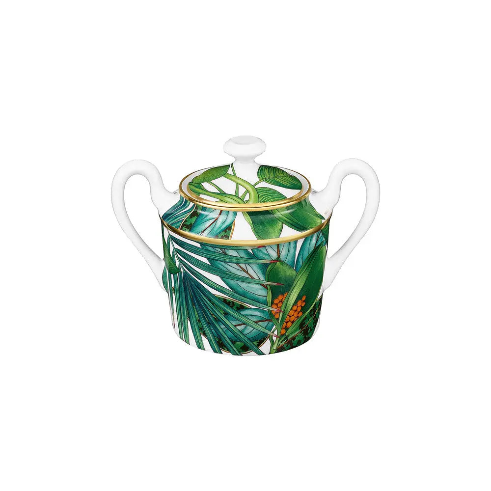 Sugar Bowl with Lid "Passifolia" - Hermes Hermes