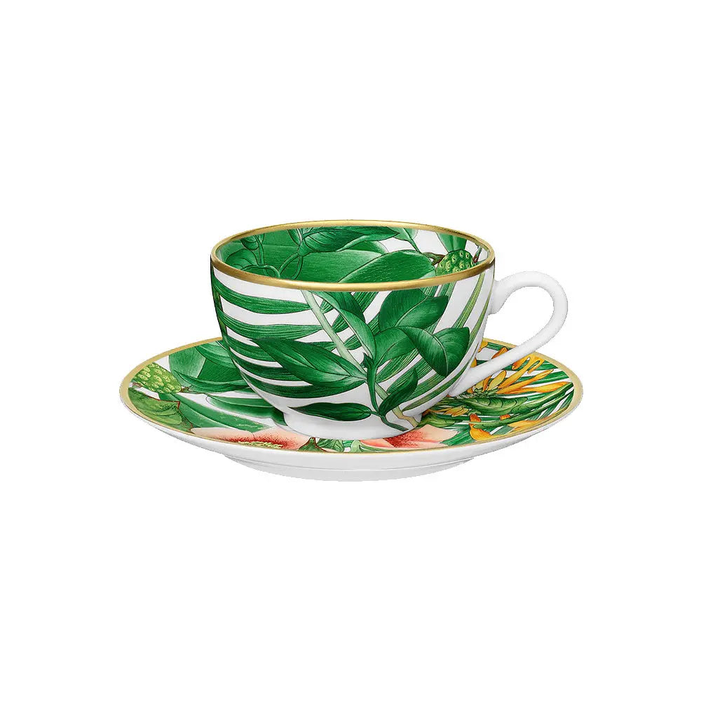 Tea Cup & Saucer "Passifolia" - Hermes Hermes