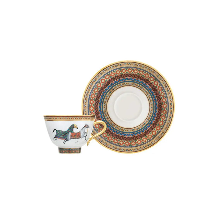 Tea Cup and Saucer "Cheval d'Orient" - Hermes Hermes