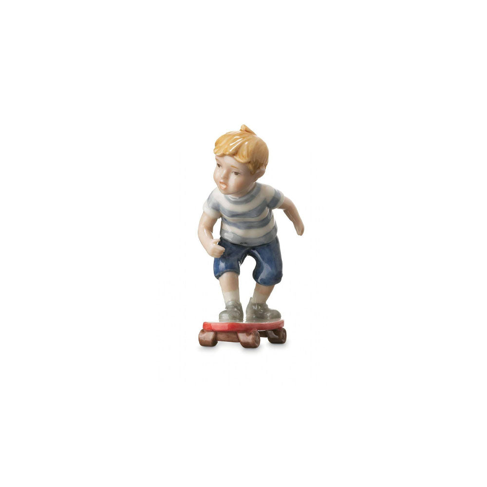 Sculpture Boy with Skateboard - Royal Copenhagen Royal Copenhagen