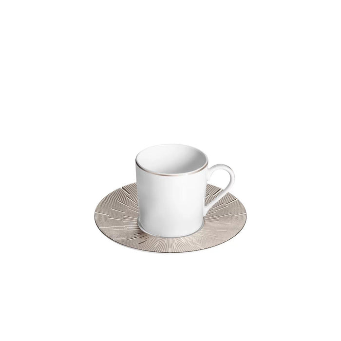 Coffee Cup & Saucer "Infini Platinum" - Haviland Haviland