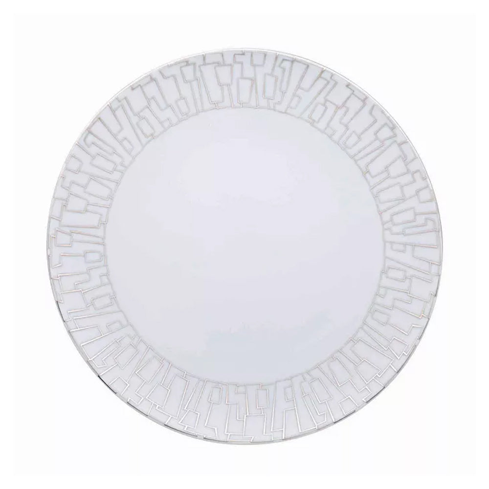 Dinner Plate "Tac Skin Platinum" - Rosenthal Rosenthal