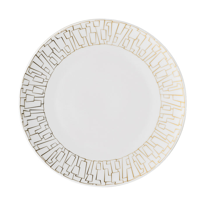 Dinner Plate "Tac Skin Gold" - Rosenthal Rosenthal
